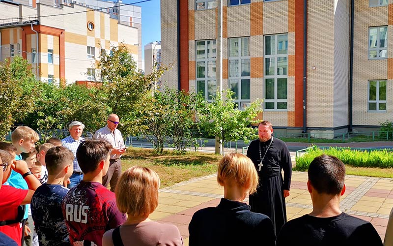 Благословение спортсменов в Подольске