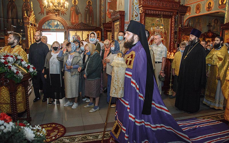 Престольный праздник собора Всех святых в Домодедово