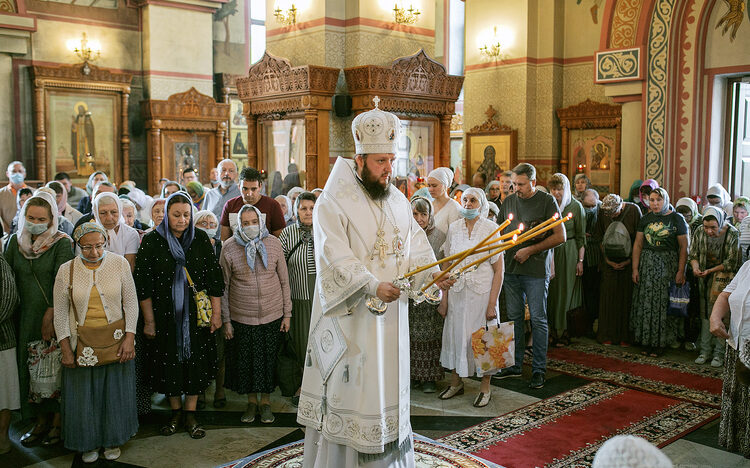 Престольный праздник Преображенского храма города Люберцы