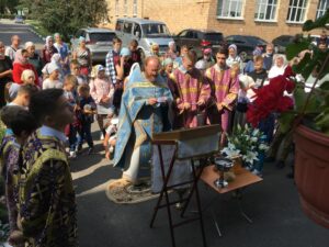 Молебен на начало учебного года в храме Сорока Севастийских мучеников города Чехов-2