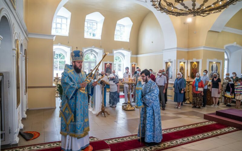 Архиерейское богослужение в Лемешово