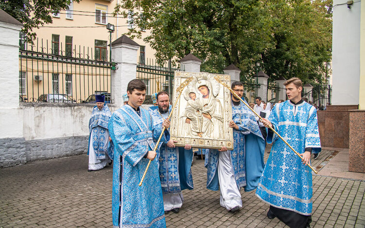 Празднование Иерусалимской иконе Божией Матери в Подольске