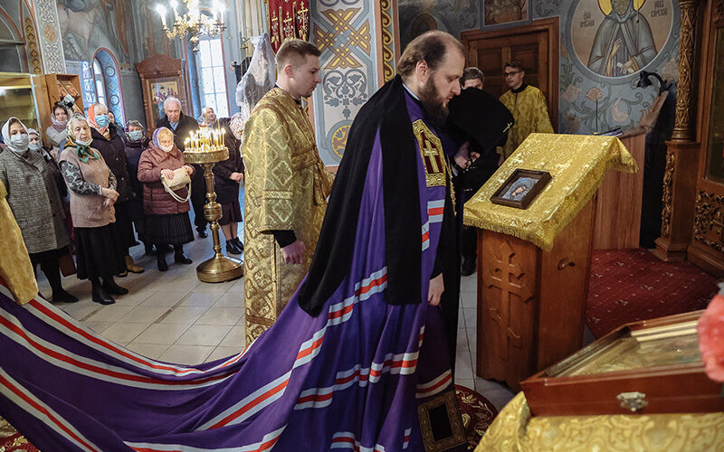 Архиерейское богослужение в храме Рождества Христова города Домодедово