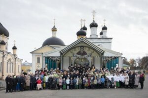 Архиерейское богослужение в Давидовой пустыни