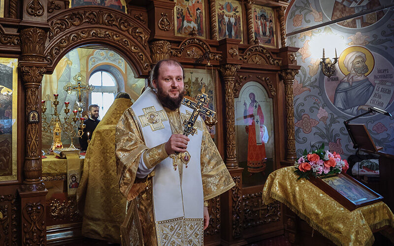 Архиерейское богослужение в храме Рождества Христова города Домодедово