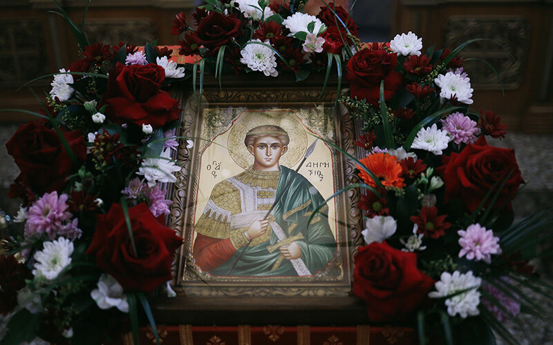 Престольный праздник храма великомученика Димитрия Солунского в деревне Мисайлово