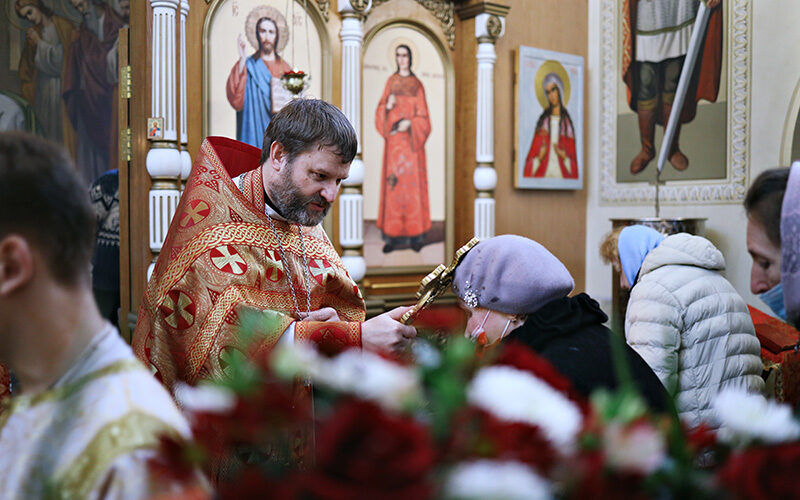 Престольный праздник храма великомученика Димитрия Солунского в деревне Мисайлово