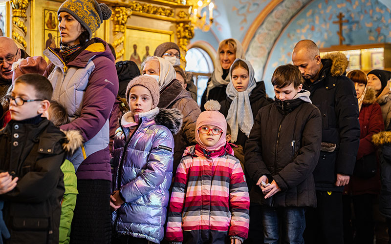 Архиерейское богослужение в Воскресенском храме города Подольска