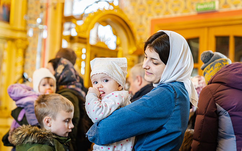 Архиерейское богослужение в Воскресенском храме города Подольска