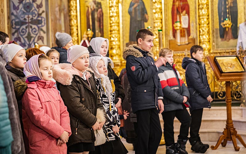 Праздник Крещения Господня в Троицком соборе Подольска