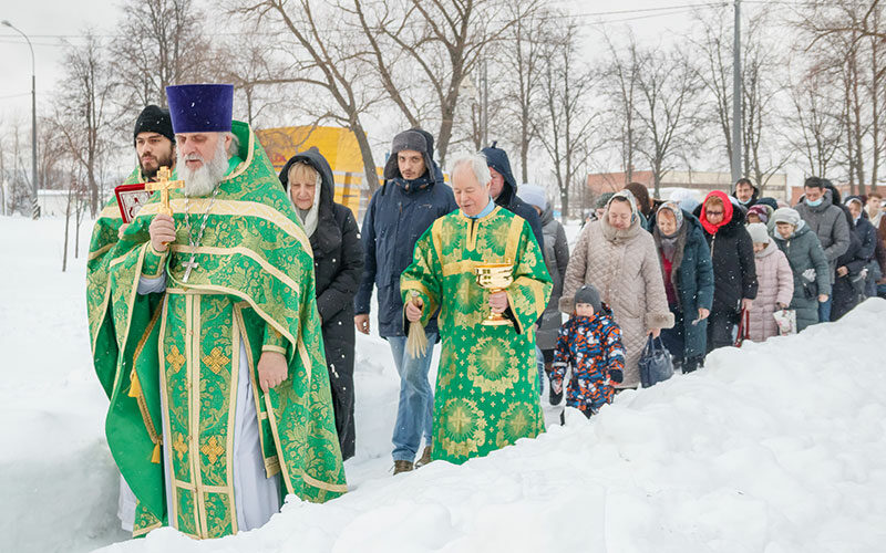 Престольный праздник в день памяти преподобного Серафима Саровского в Ступино