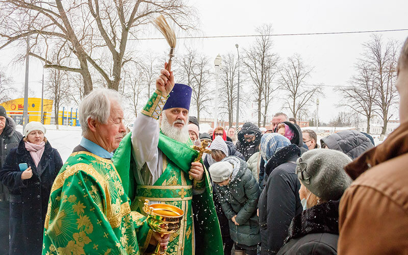 Престольный праздник в день памяти преподобного Серафима Саровского в Ступино