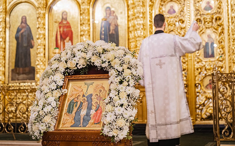 Всенощное бдение в Троицком кафедральном соборе Подольска