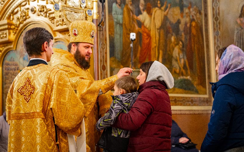 Всенощное бдение в Троицком кафедральном соборе Подольска