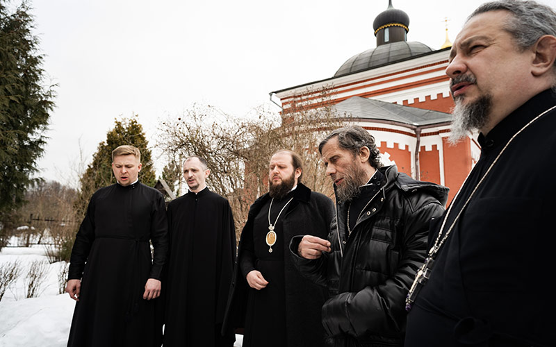 Архиерейское богослужение в храме Воскресения Словущего деревни Сертякино