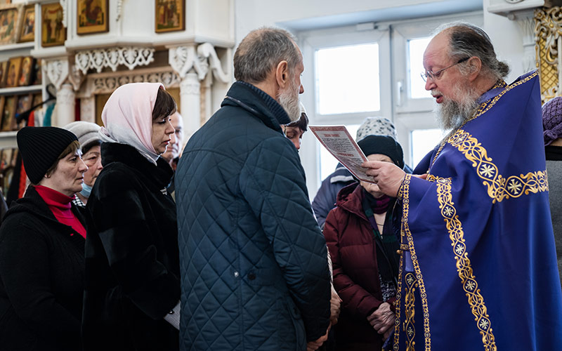 Архиерейское богослужение во Всехсвятском храме деревни Сергеевка городского округа Подольск