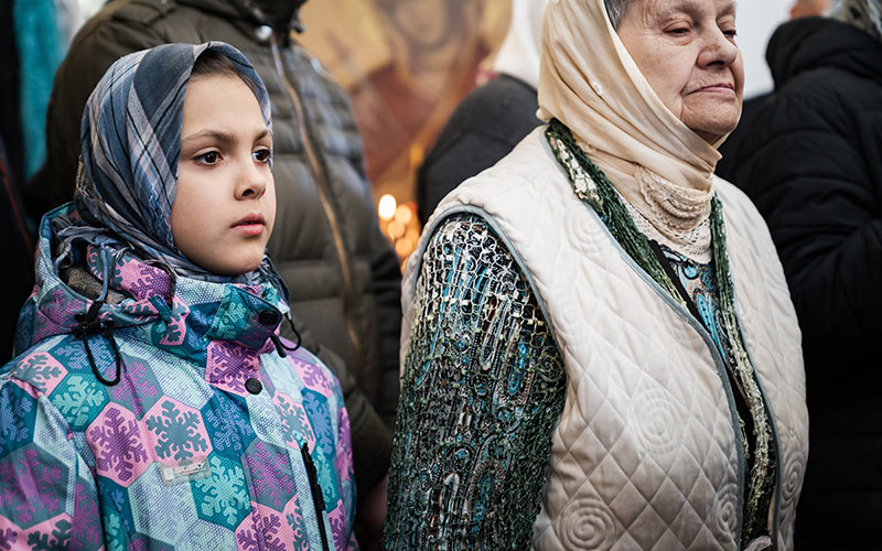 Архиерейское богослужение во Всехсвятском храме деревни Сергеевка городского округа Подольск