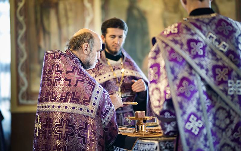 Память мучеников Севастийских в Троицком соборе Подольска