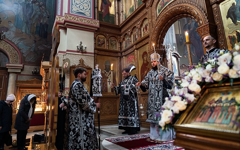 Пассия в Преображенском соборе города Люберцы