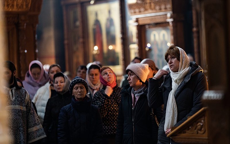 Пассия в Преображенском соборе города Люберцы