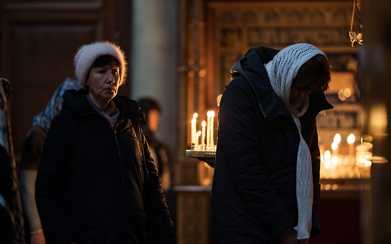 Пассия в Преображенском соборе города Люберцы