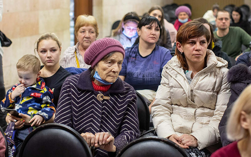 Сбор пожертвований на помощь беженцам и пострадавшим мирным жителям