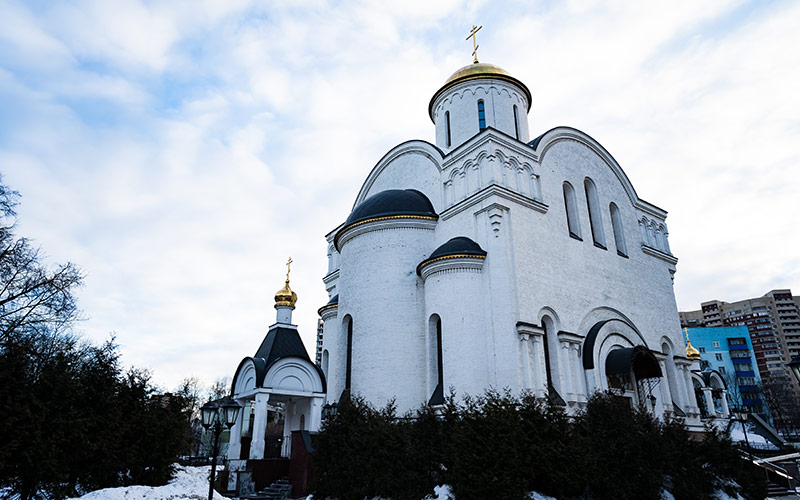 Великое повечерие в Преображенском соборе города Люберцы