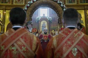 Архиерейское богослужение на Светлой седмице в Люберцах