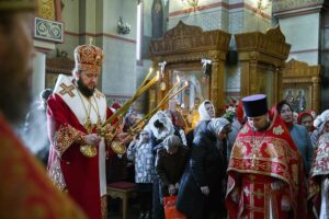 Архиерейское богослужение на Светлой седмице в Люберцах