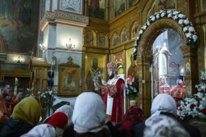 Архиерейское богослужение на Светлой седмице в Люберцах