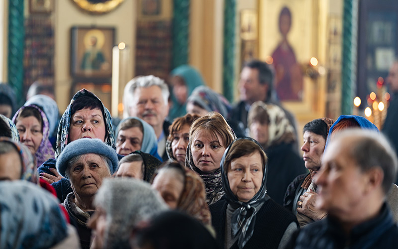 Архиерейское богослужение в Троицком храме деревни Коледино