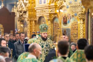 Архиерейское богослужение в Троицком соборе Подольска