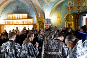 Литургия Преждеосвященных Даров в Воскресенском храме