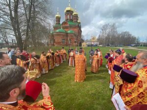 Соборное богослужение в Чеховском благочинии