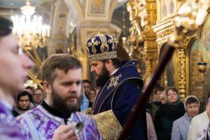 Великий Четверг в Троицком кафедральном соборе Подольска