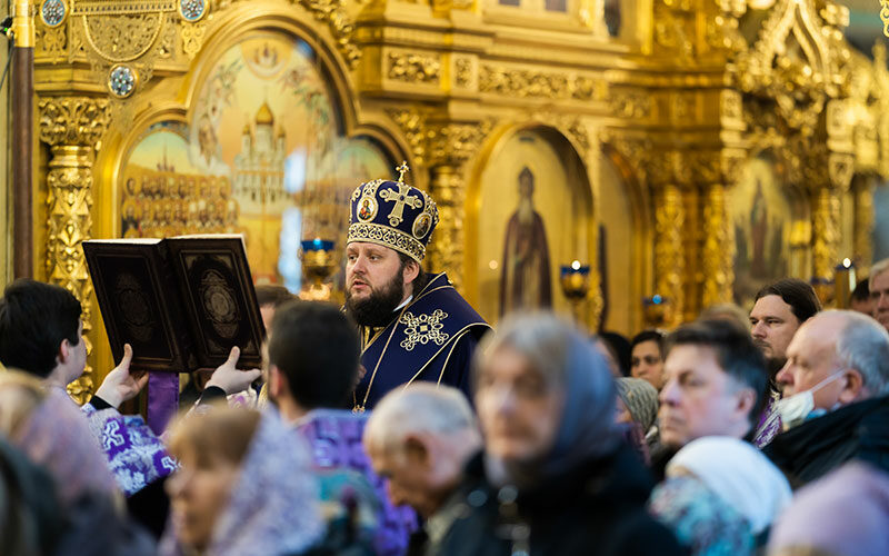 Великий Четверг в Троицком кафедральном соборе Подольска