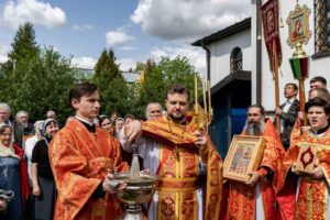 Архиерейское богослужение в посёлке санатория «Подмосковье»