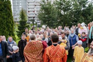 Архиерейское богослужение в посёлке санатория «Подмосковье»