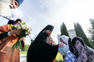 Архиерейское богослужение в посёлке санатория «Подмосковье»