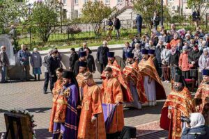 Архиерейское богослужение во Введенском Владычнем женском монастыре