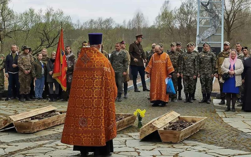 Поисковый отряд Подольского благочиния на Вахте памяти-2022 в Новгородской области