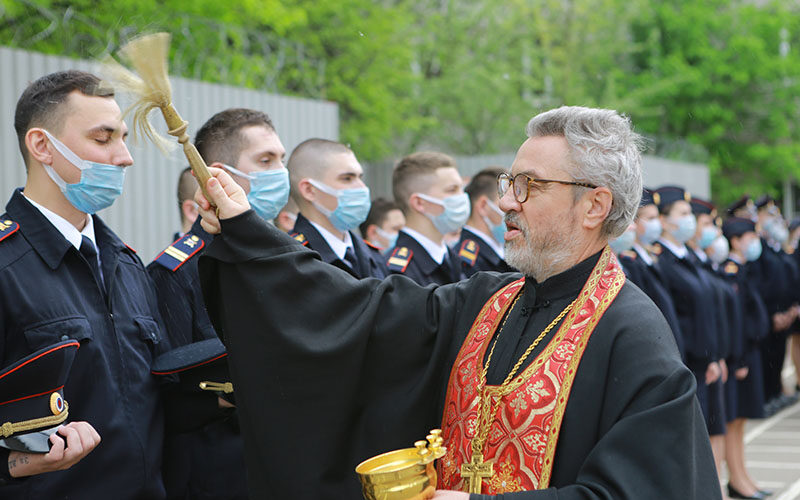 Принятие присяги офицерским составом в Подольске