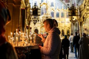 Всенощное бдение в Троицком кафедральном соборе Подольска