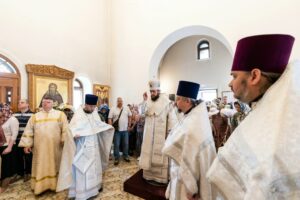 Архиерейское богослужение в храме священномученика Николая в Подольске