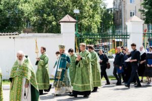 Престольный праздник в Троицком кафедральном соборе Подольска