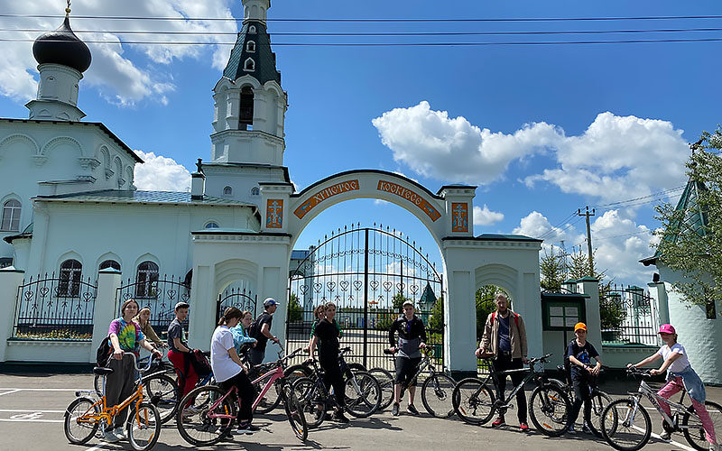 Велопоход молодёжного клуба Знаменского храма