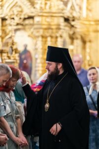 Всенощное бдение в Троицком кафедральном соборе Подольска 11 06 2022