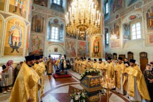 Архиерейское богослужение в день тезоименитства митрополита Крутицкого и Коломенского Павла