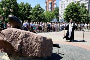 Митинг в День ветеранов боевых действий в Серпухове