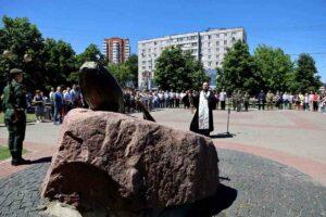 Митинг в День ветеранов боевых действий в Серпухове